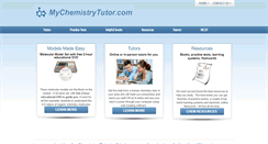 Desktop Screenshot of mychemistrytutor.com
