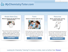 Tablet Screenshot of mychemistrytutor.com